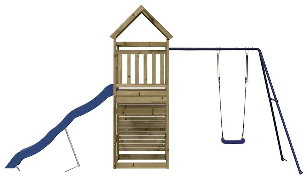 Conjunto de brincar para exterior madeira de pinho impregnada