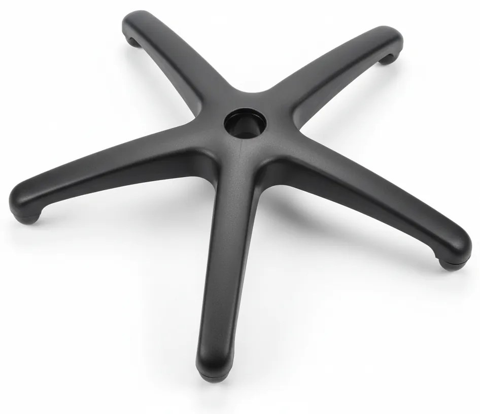 Base Piramidal em Nylon 600 mm – Preto