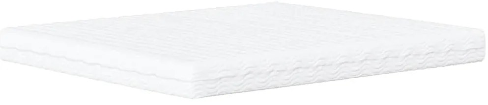 Cama com colchão 180x200 cm couro artificial preto