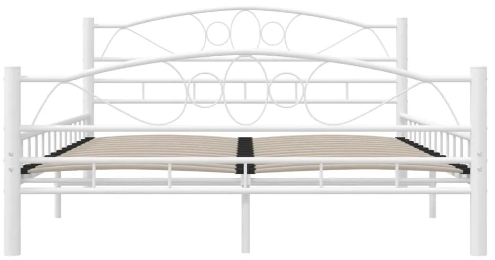 Estrutura de cama metal 140x200 cm branco