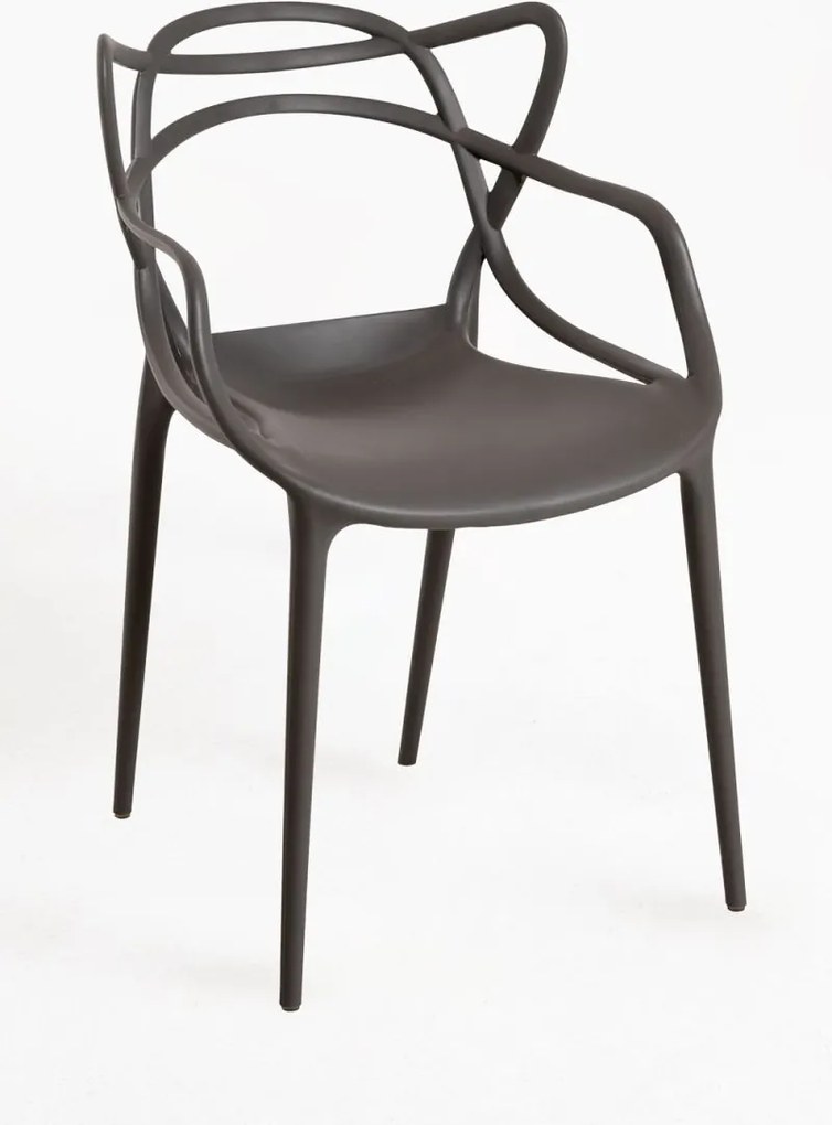 Pack 4 Cadeiras Korme - Cinza escuro