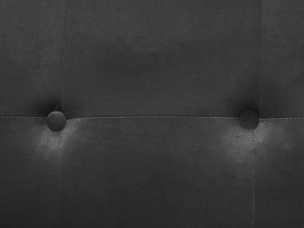 Sofá de 3 lugares em veludo cinzento escuro AVALDSENES Beliani