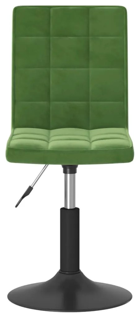 Cadeiras de jantar giratorias 2 pcs veludo verde-escuro