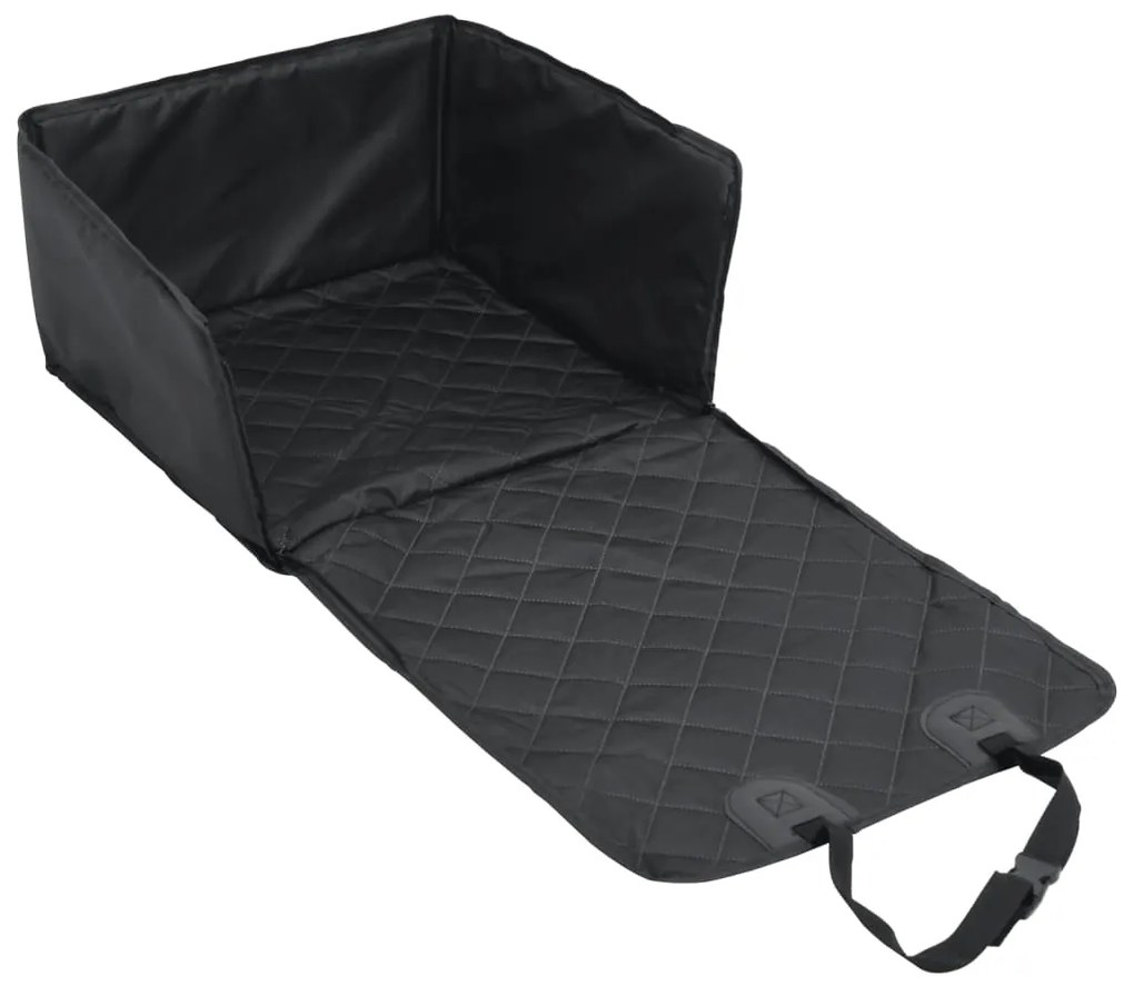 Assento de carro para cão 45x45x25/55 cm preto