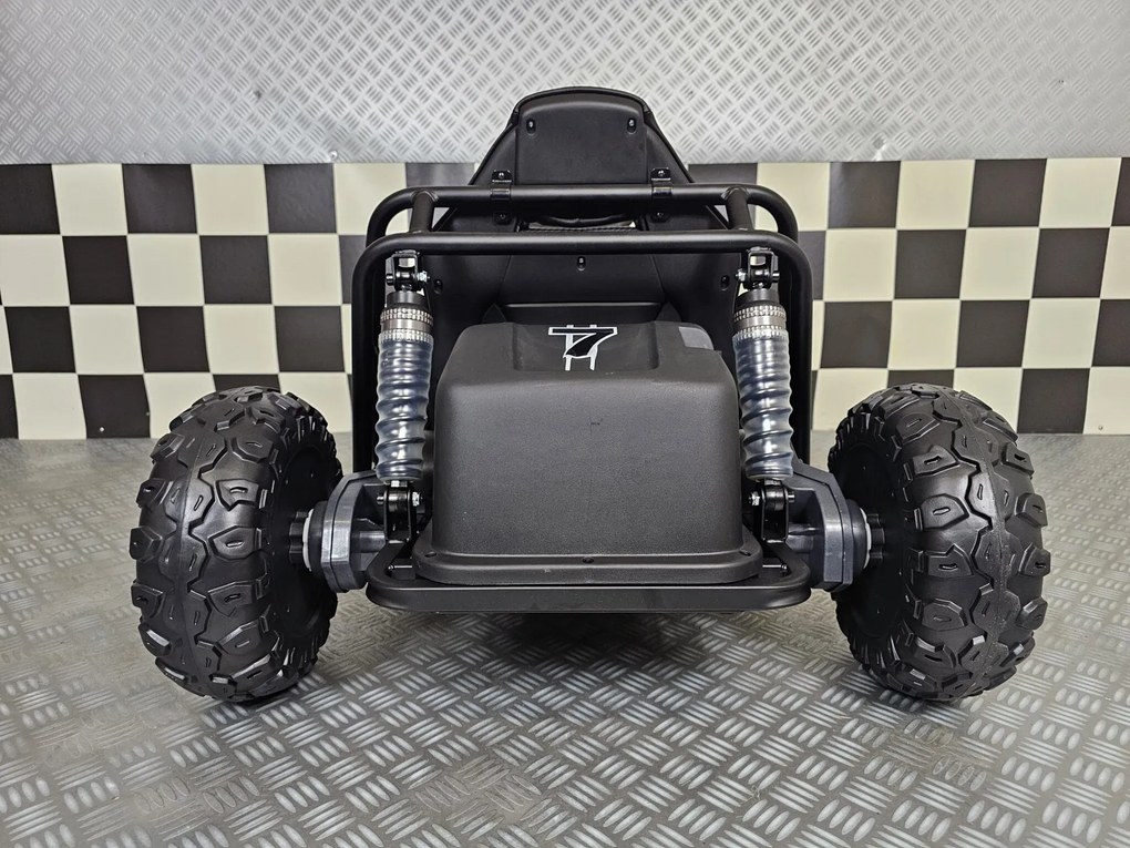 Carro elétrico para crianças Buggy Spark 24V, 2x 200W Pneus Borracha Verde