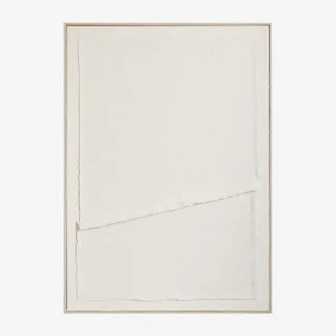 Quadro Decorativo Com Textura Em Linho Ovilea B & 50 X 70 Cm - Sklum