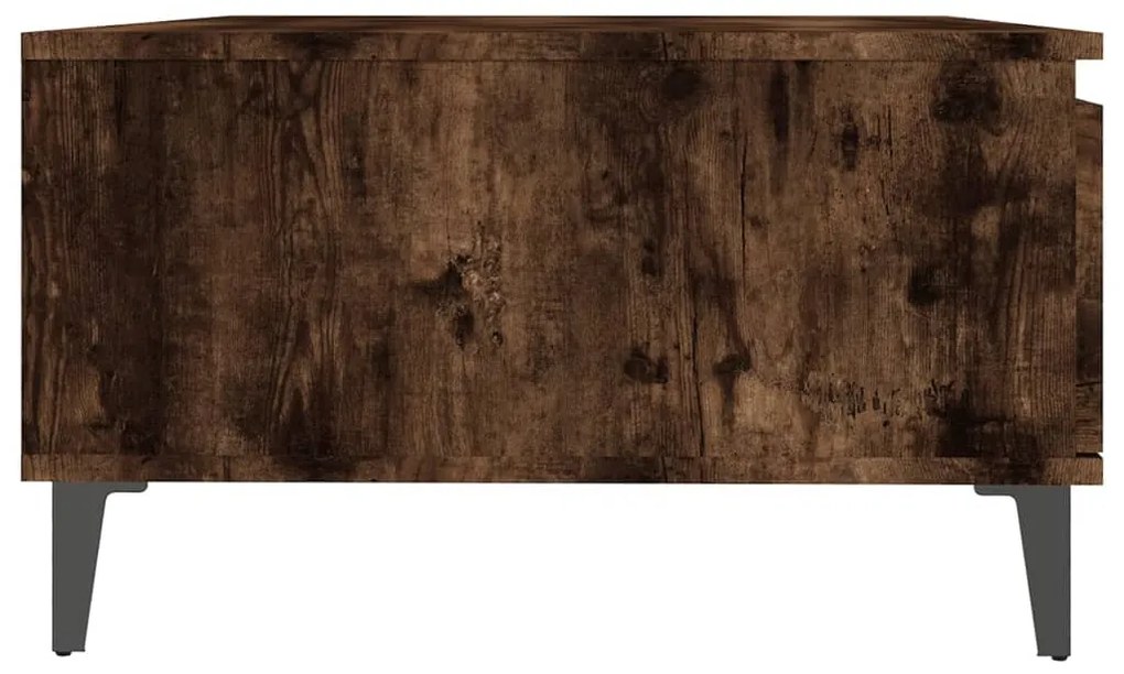 Mesa de centro 90x60x35 cm derivados de madeira carvalho fumado