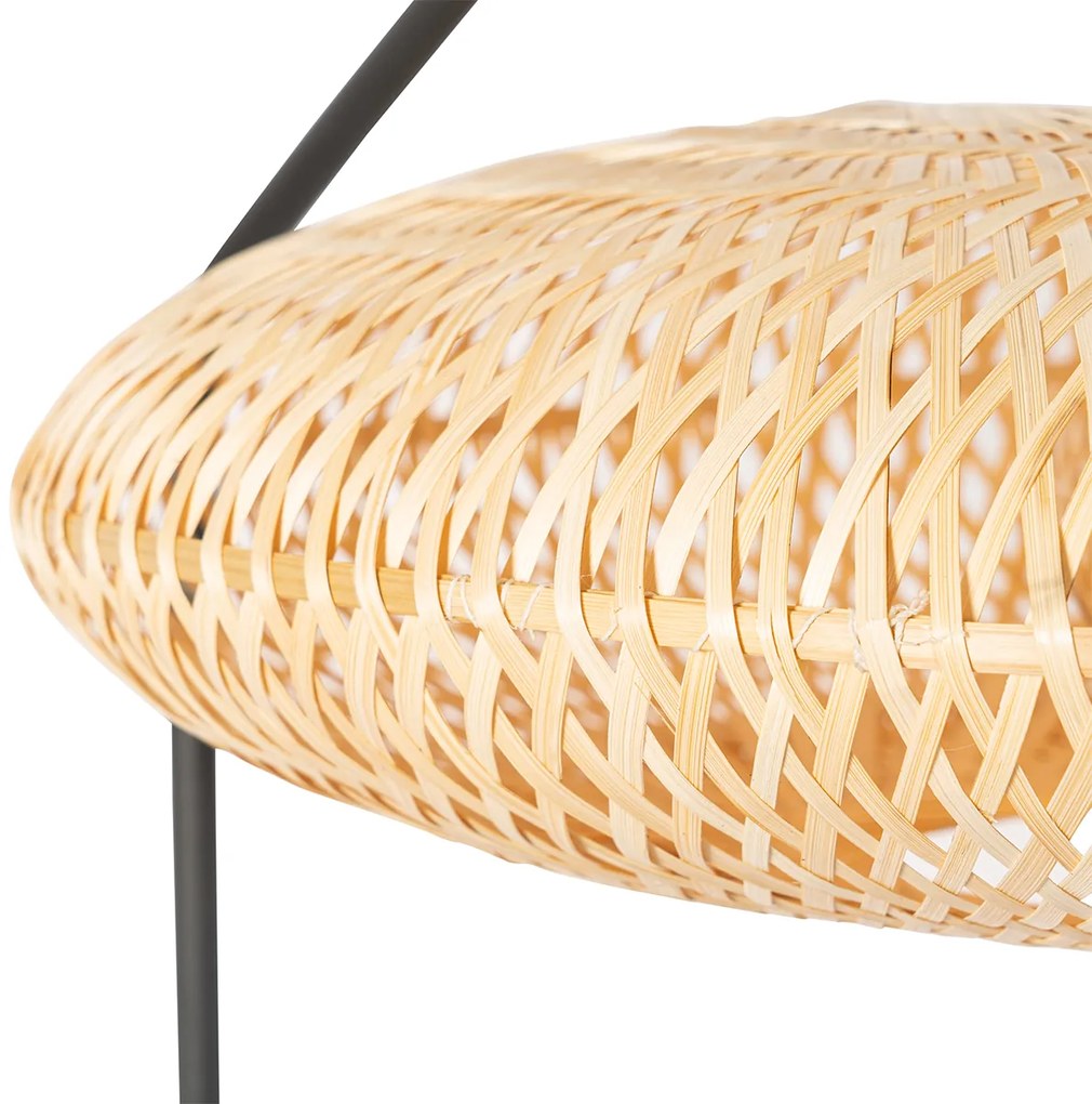 Candeeiro de pé oriental em bambu - Ostrava