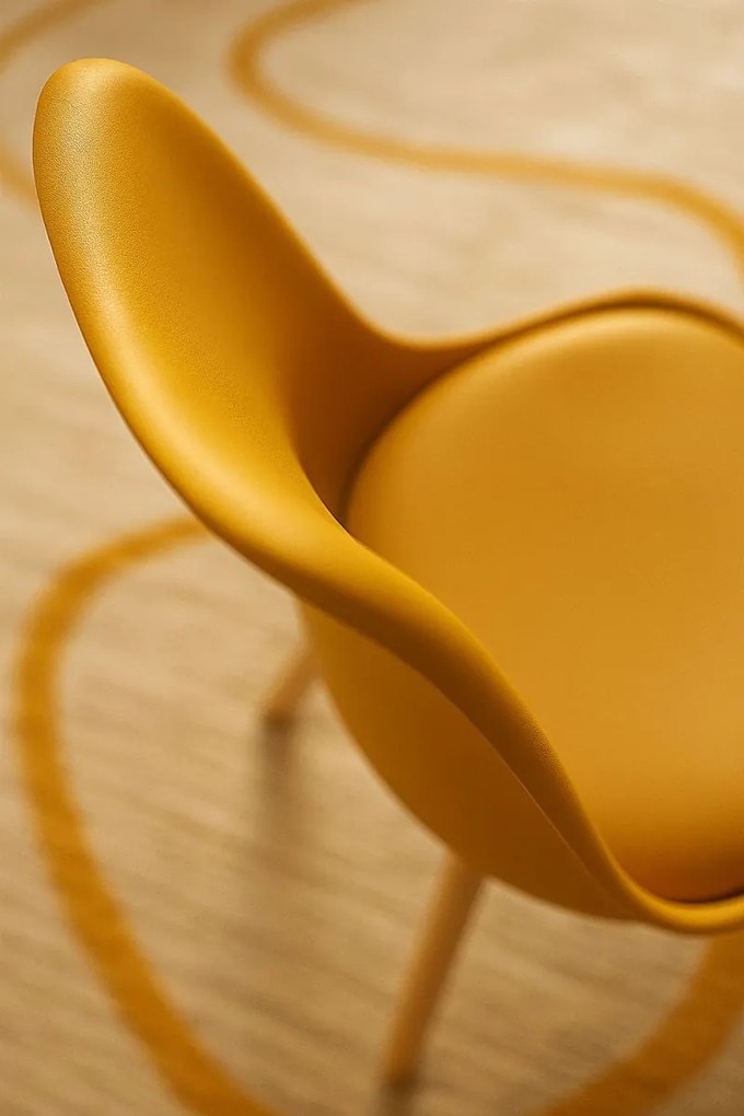 Cadeira Synk Basic - Mostarda