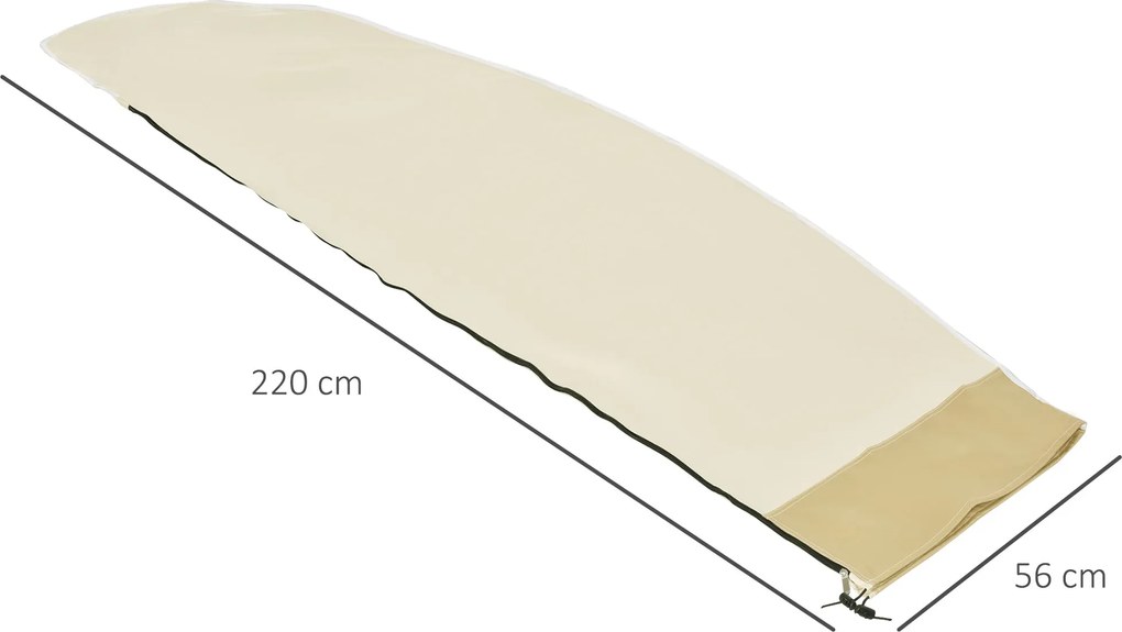 Capa Protetora de Chapéu de Sol Ø56x220 cm Capa para Chapéu de Sol Res