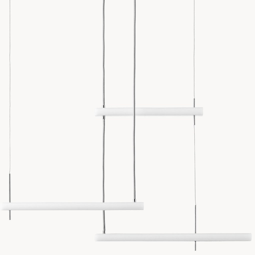 Candeeiro suspenso LED grande Aleron