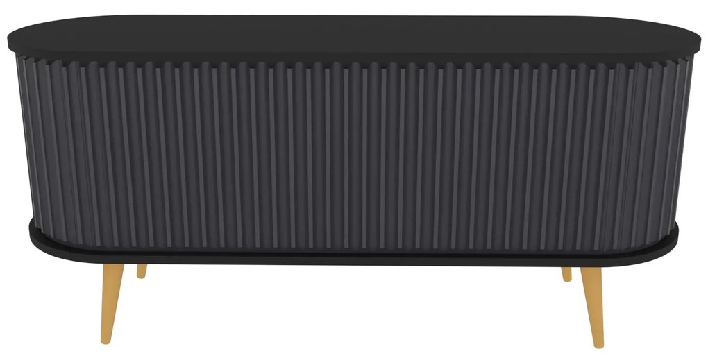 Móvel TV Stor – Preto Antracite – 140x43x64 cm