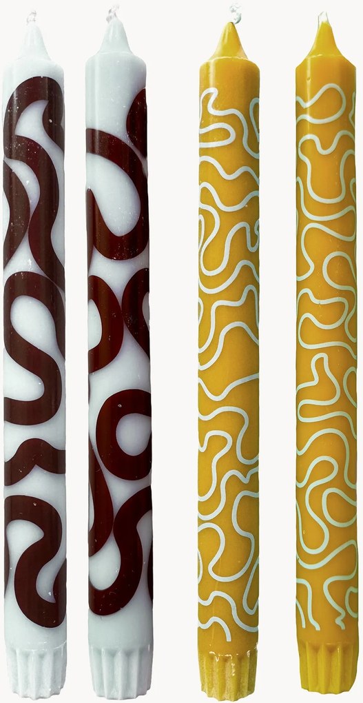 Velas de jantar New Ones, conjunto de 4