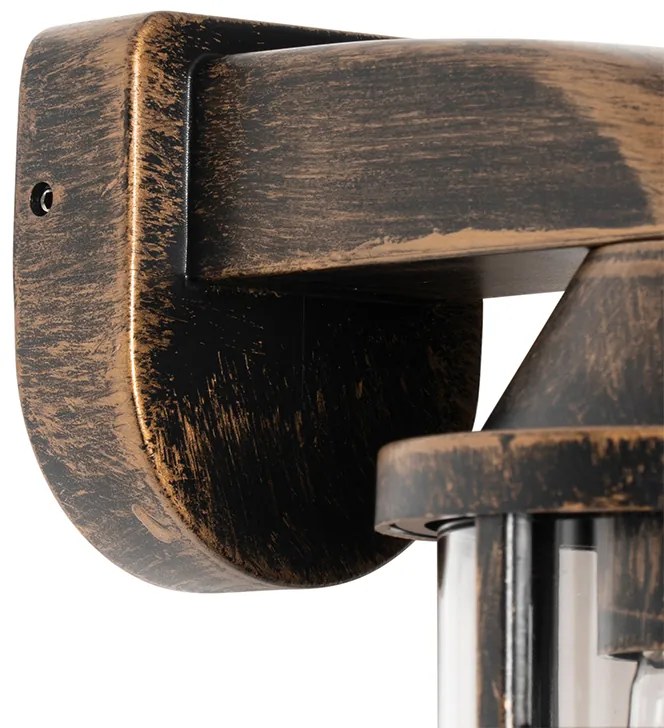 Candeeiro de parede exterior vintage dourado antigo IP54 - Joeri Moderno