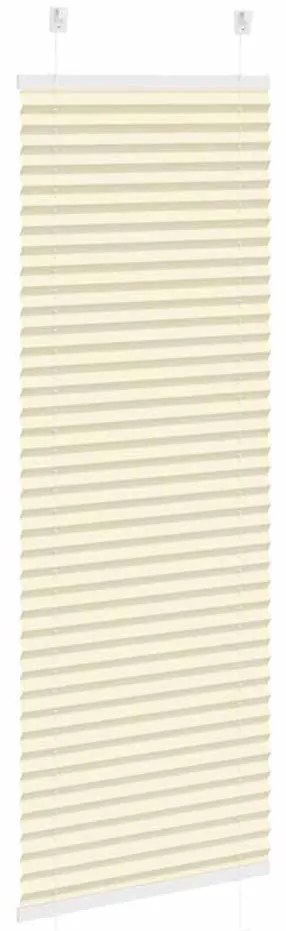 Creme Plissada Cega 50x150 cm Largura Tecido 49,4 cm Poliéster