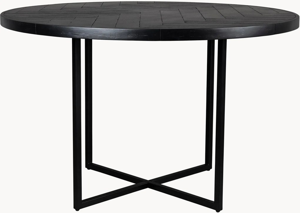 Mesa de jantar redonda em madeira de carvalho Class, Ø 120 cm