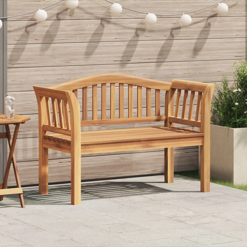 vidaXL Banco de Jardim 120x53.5x85 cm Madeira Sólida de Teca