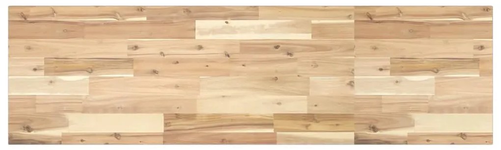 Prateleira flutuante 4pcs 160x40x2cm acácia maciça não tratada
