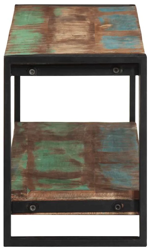 Móvel de TV 120x30x40 cm madeira recuperada maciça