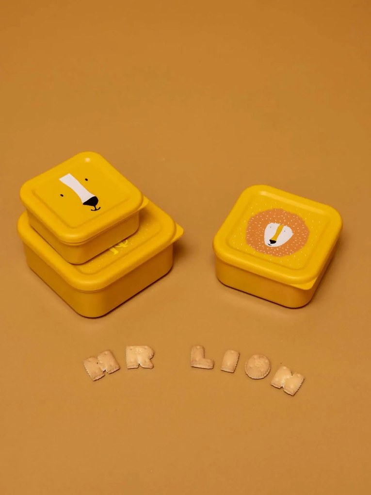 Caixa para lanche Trixie  amarelo