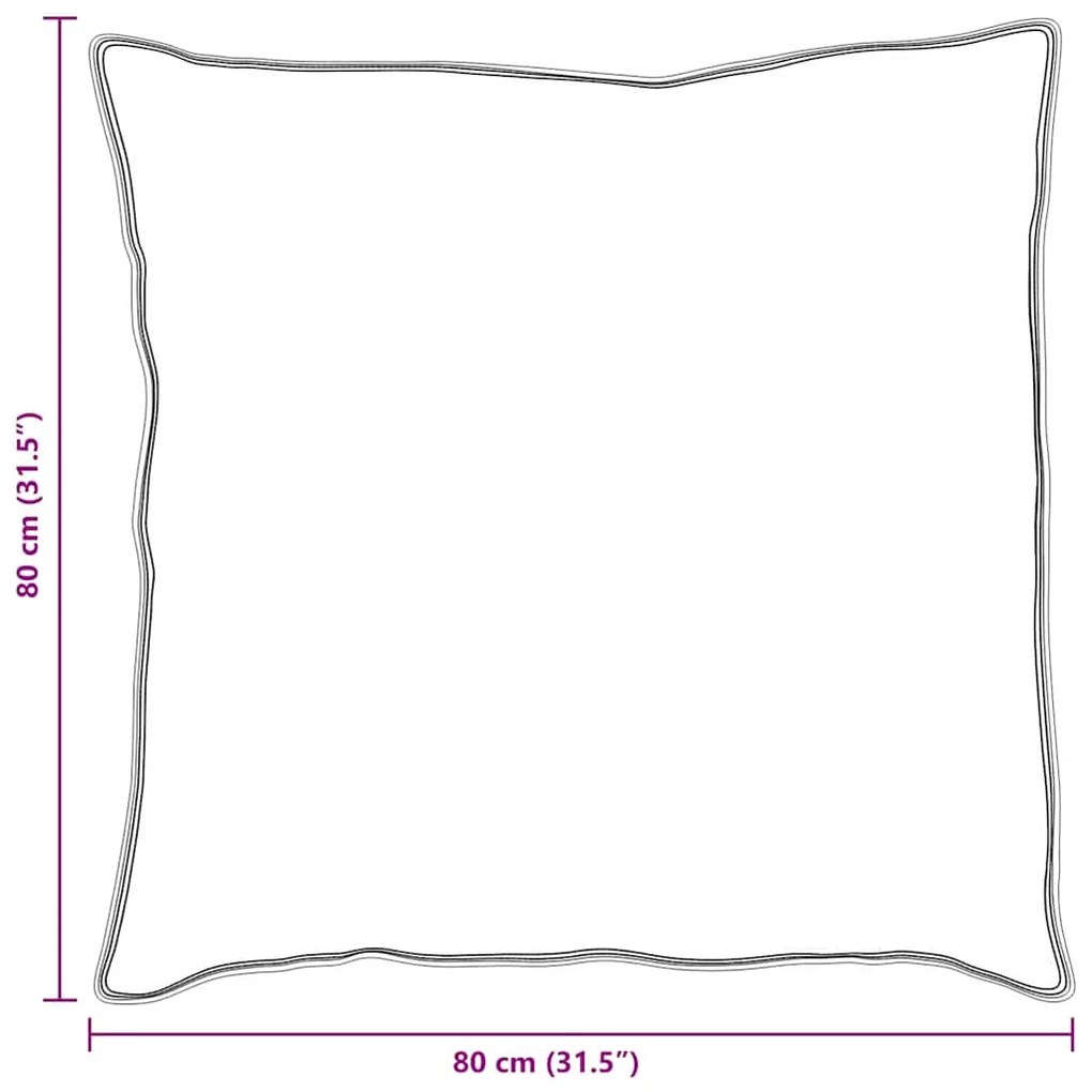 Almofada Branco 80 x 80 cm 130gsm 100% algodão
