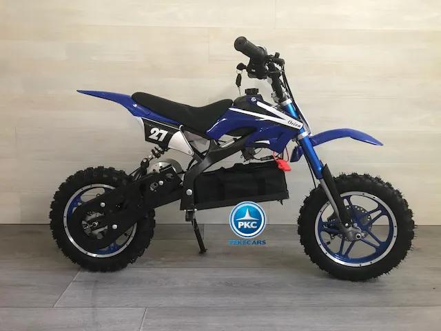 Moto criança eletrica Moto Cross 36V 800W Azul