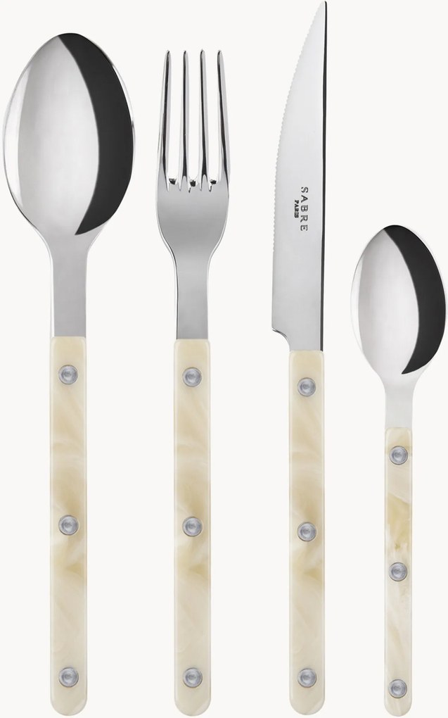 Conjunto de talheres em aço inoxidável muito polidos Bistrot, vários tamanhos