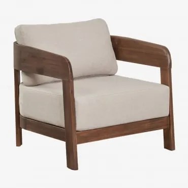 Poltrona De Jardim Em Madeira De Acácia Uleno Castanho-acácia Escuro - Sklum