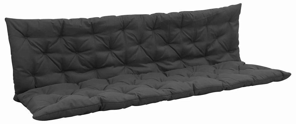 vidaXL Almofada para Cadeira de Balanço Antracite 200 x 49 x 6 cm