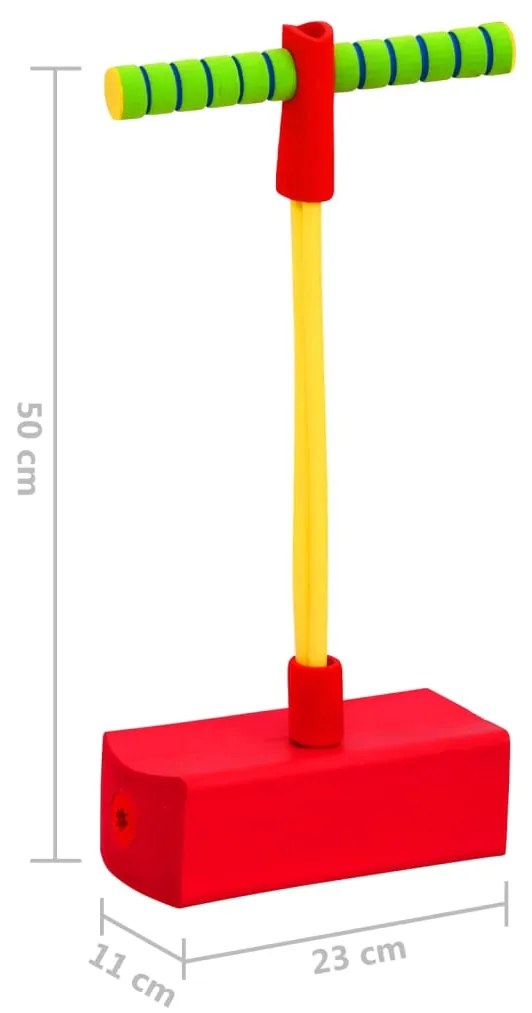 Pula-pula Pogo-Stick para crianças 50 cm