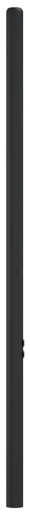 Cabeceira de cama 80 cm metal preto