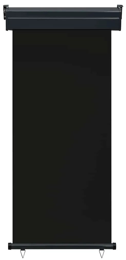 Toldo lateral para varanda 80x250 cm preto
