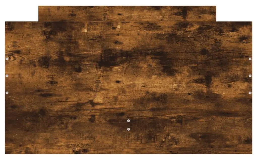 Estrutura de cama com gavetas 90x200 cm carvalho fumado