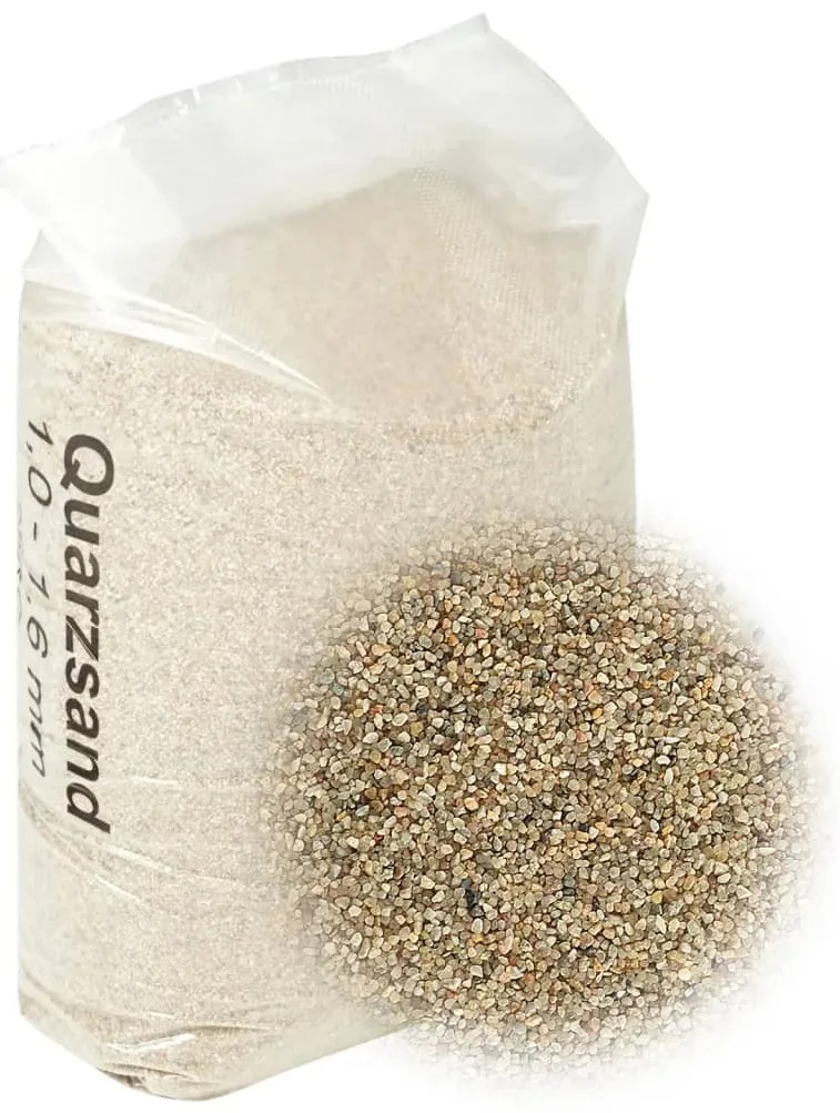 Areia para filtro 25 kg 1,0-1,6 mm