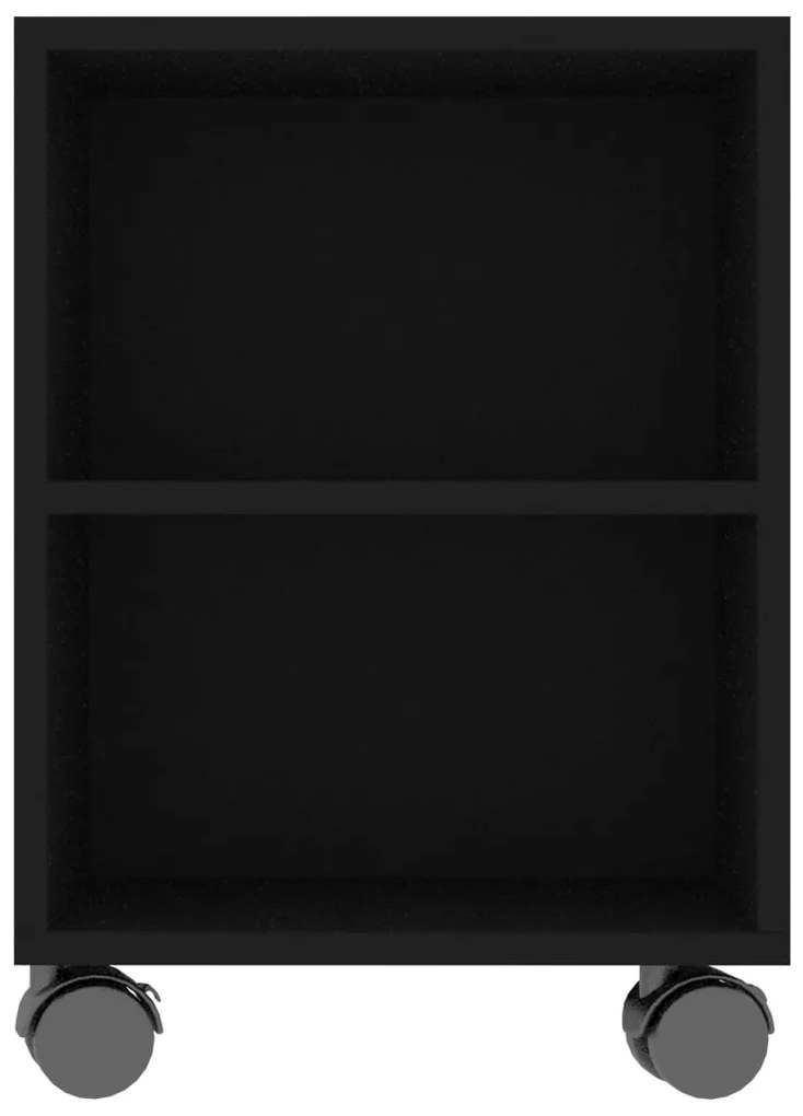 Móvel de TV 120x35x48 cm derivados de madeira preto
