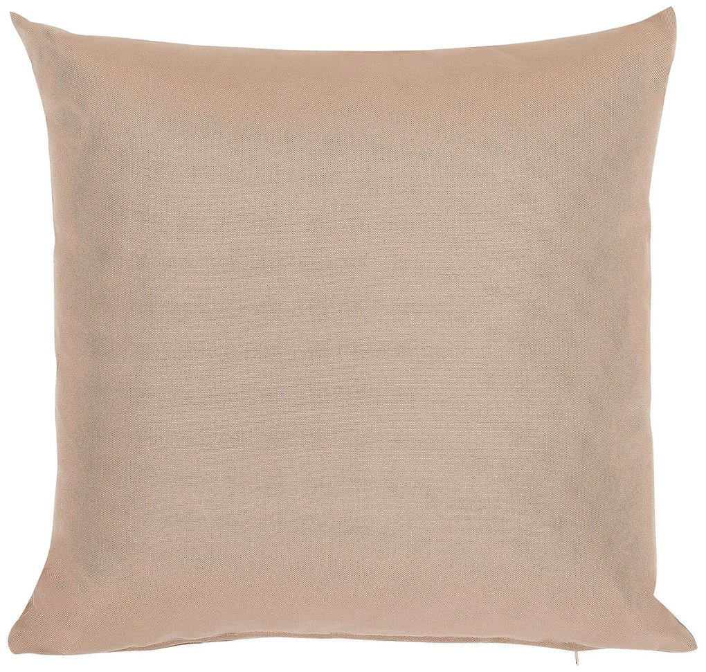 Conjunto de 2 almofadas de jardim cor de areia 40 x 40 cm PALAIROS Beliani