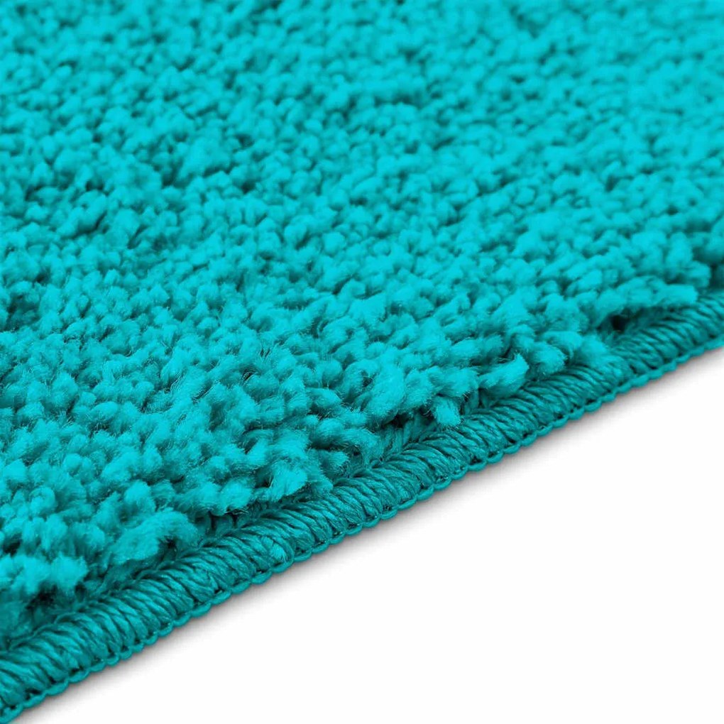 Tapete de Banho Retangular Laranja 60x90 cm Polipropileno Antiderrapan