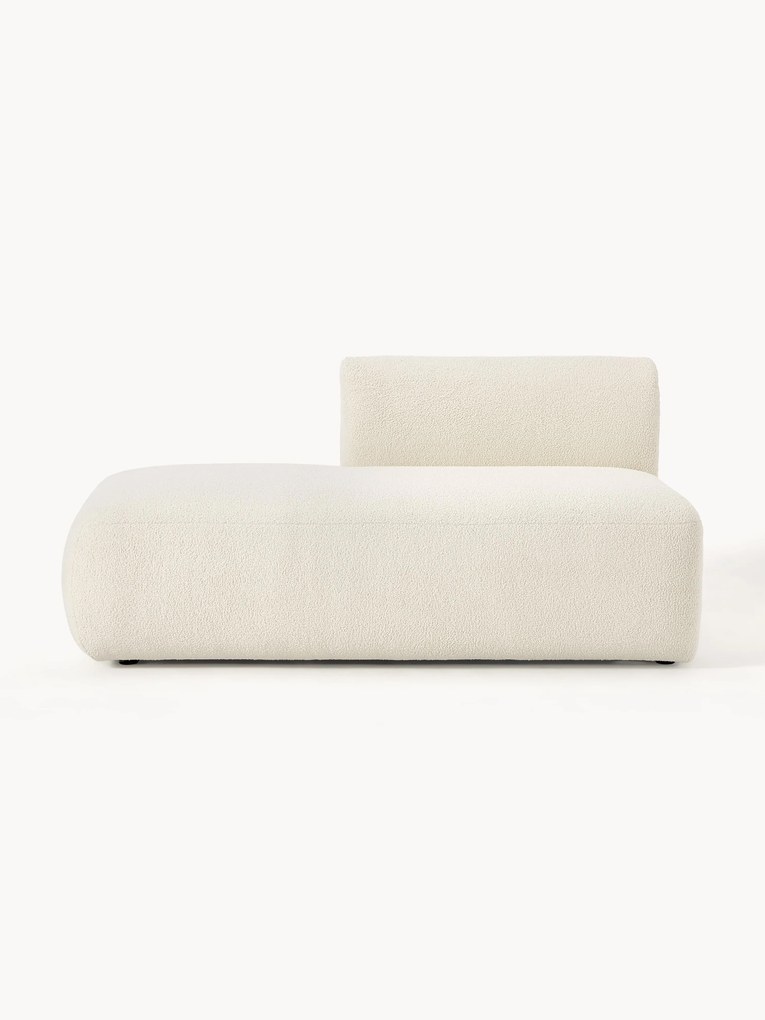 Módulo chaise longue em teddy Sofia