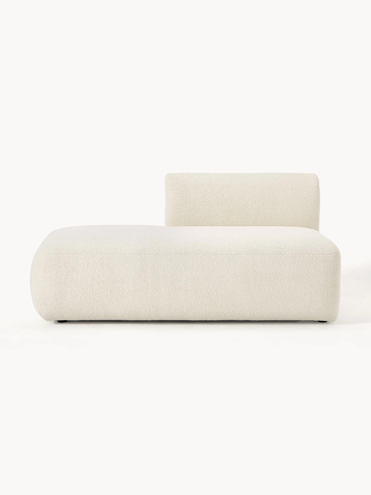 Módulo com chaise longue em teddy Sofia