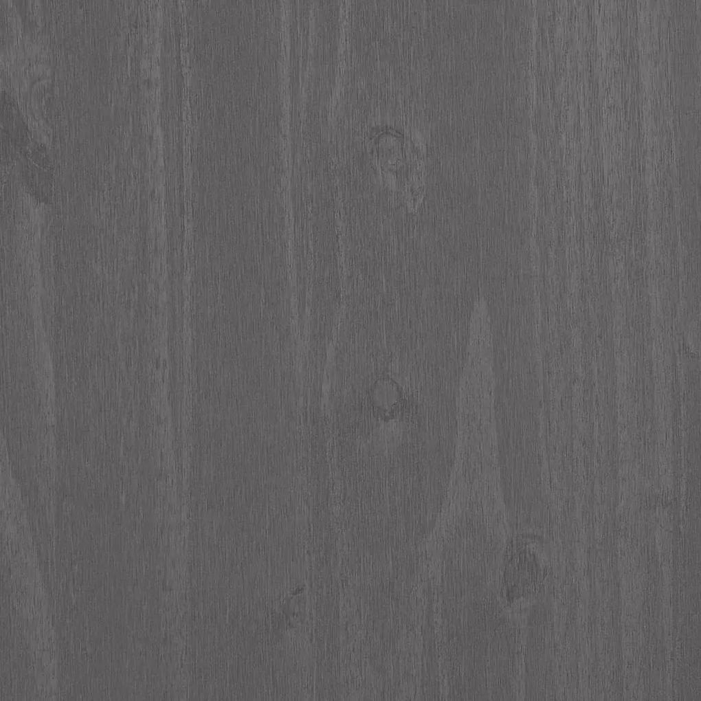 Topo p/ armário alto HAMAR 85x35x100cm pinho maciço cinza-claro