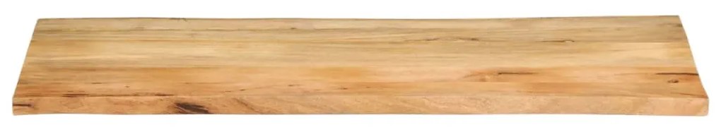 Tampo de mesa c/ borda viva 140x60x3,8 cm mangueira maciça
