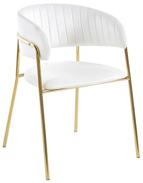 Conjunto de 2 Cadeiras Cremona Branco - Design Vintage