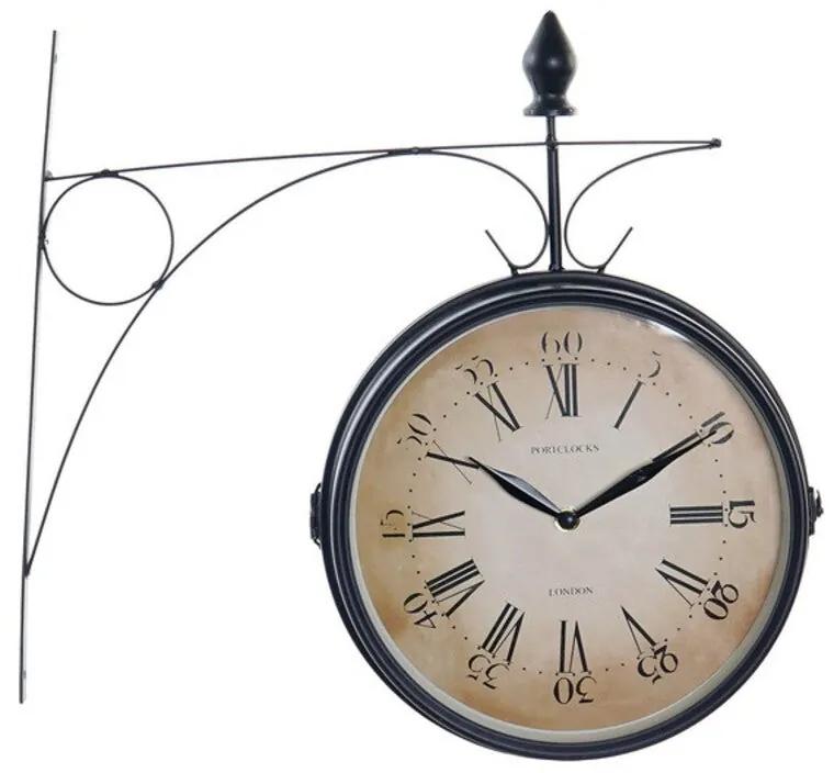 Relógio de Parede DKD Home Decor Preto Metal (43 x 9 x 43 cm)
