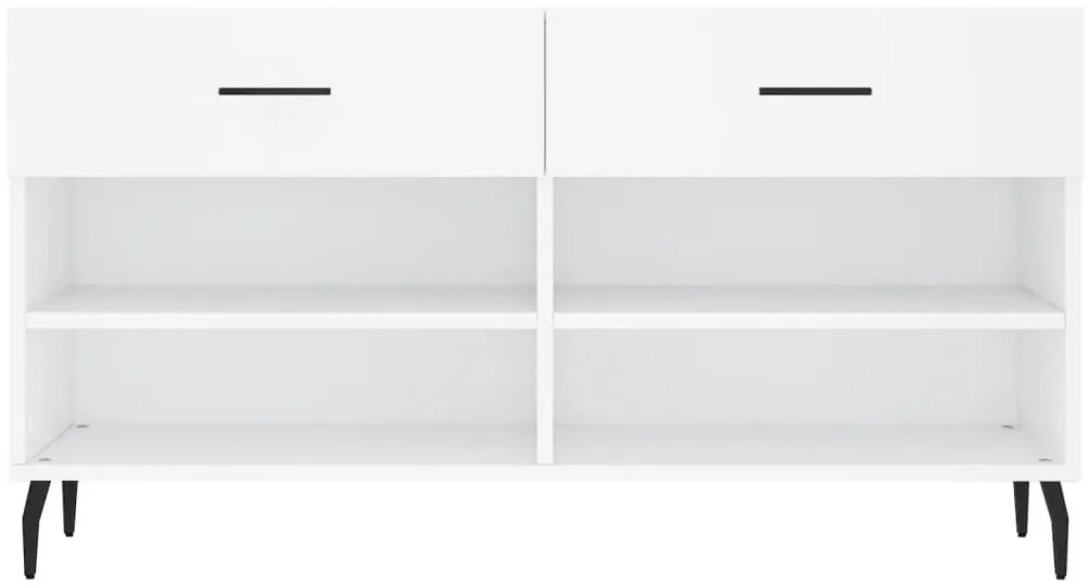 Banco sapateira 102x35x55 cm derivados de madeira branco