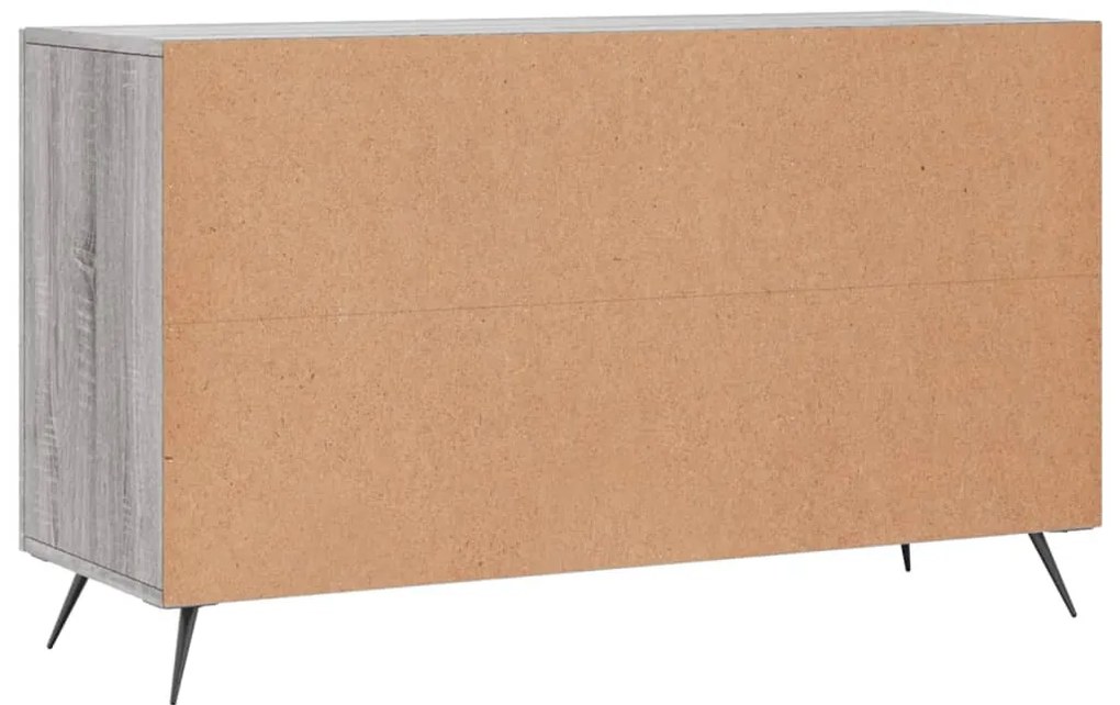 Aparador 100x36x60 cm derivados de madeira cinzento sonoma