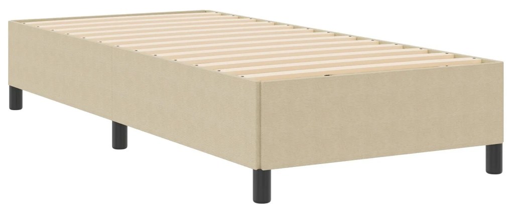 Cama vidaXL Verde Claro Cinza 90x190 cm tecido veludo