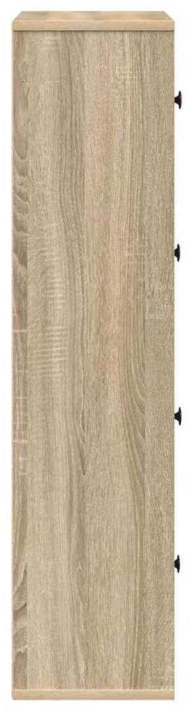 Estante 60x24x101,5 cm derivados de madeira carvalho sonoma
