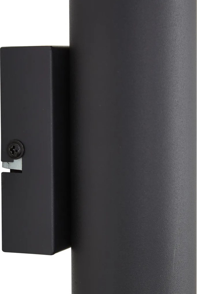 Candeeiro de parede moderno preto 2 luzes - Jeana