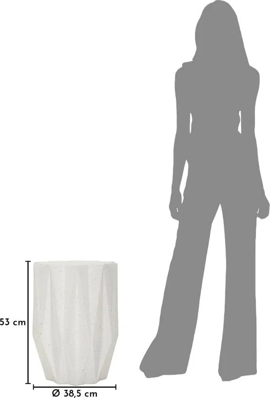 MESA DE APOIO STAR Ø 38,5X53 CM CREME