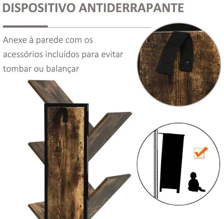 Estante Arvore - Design Rústico